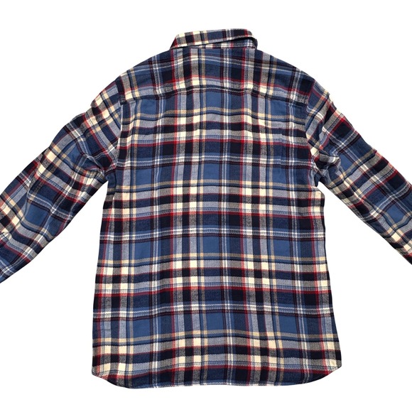 NWT Vineyard Vines Men's Classic Fit Plaid Flannel Workshirt Blue Moon Size S - Picture 3 of 10